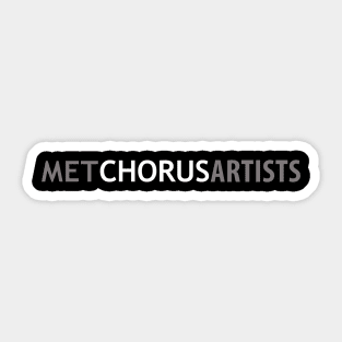 Met Chorus Artists Original Logo Sticker